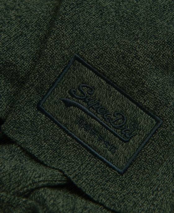 Superdry eșarfă clasică cu logo vintage accesorii verde bărbați JX0Z1879