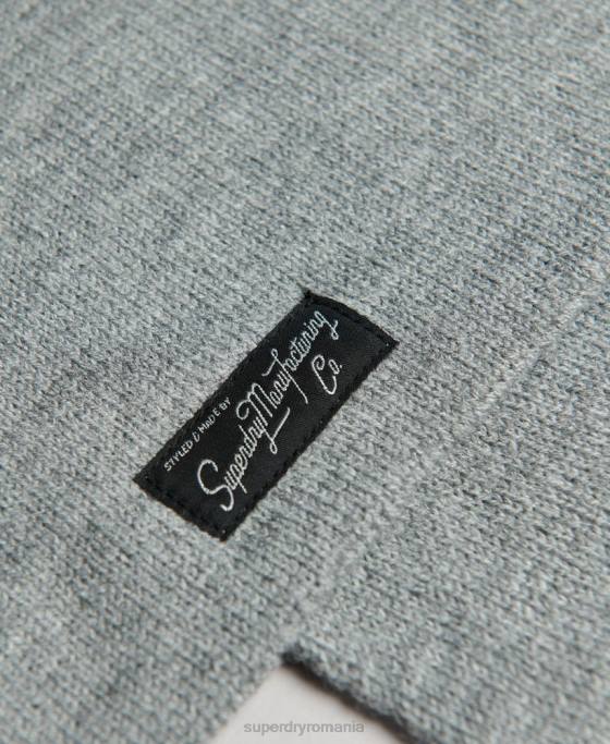 Superdry eșarfă clasică de epocă accesorii gri femei JX0Z4232