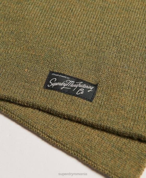 Superdry eșarfă clasică de epocă accesorii kaki femei JX0Z4231