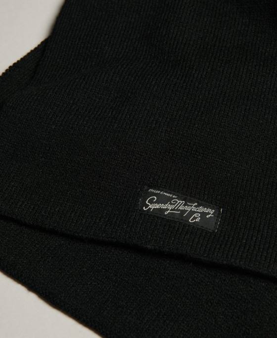 Superdry eșarfă clasică de epocă accesorii negru femei JX0Z4229