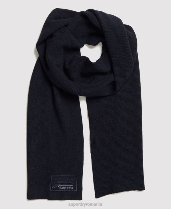Superdry eșarfă cu etichetă portocalie accesorii marina bărbați JX0Z1857