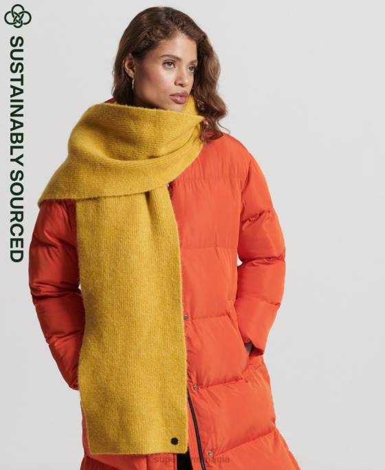 Superdry eșarfă de lux accesorii verde femei JX0Z4300