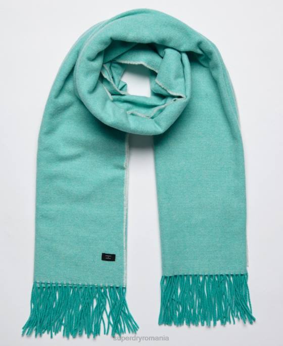 Superdry eșarfă de studio accesorii albastru deschis femei JX0Z4282