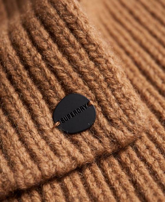 Superdry eșarfă premium cu nervuri studios accesorii bronzat bărbați JX0Z1808