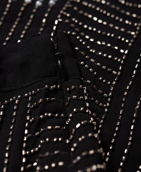 Superdry fusta de ghetar îmbrăcăminte negru femei JX0Z4168