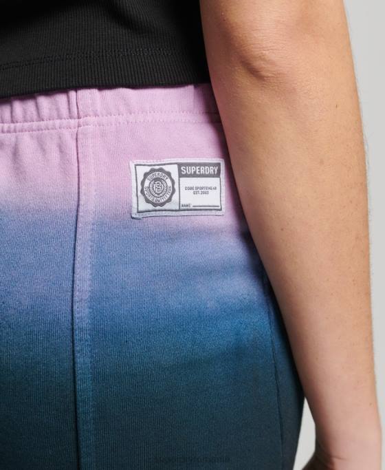Superdry fusta de vopsea prin scufundare esentiala îmbrăcăminte albastru femei JX0Z4163