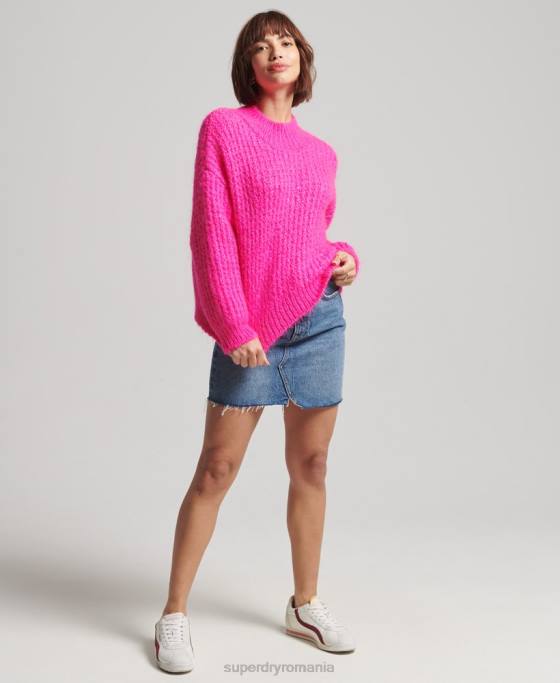 Superdry fusta mini denim îmbrăcăminte albastru femei JX0Z6739