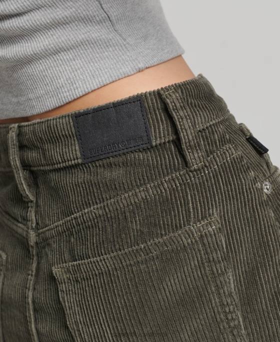 Superdry fusta mini snur îmbrăcăminte kaki femei JX0Z6634