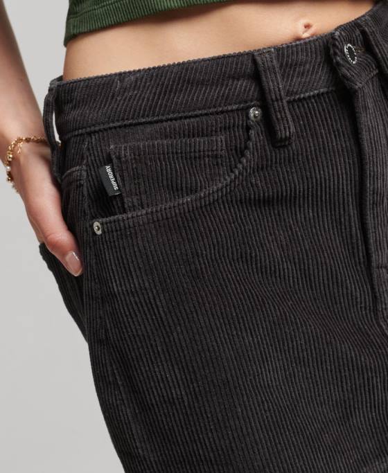 Superdry fusta mini snur îmbrăcăminte maro femei JX0Z6507