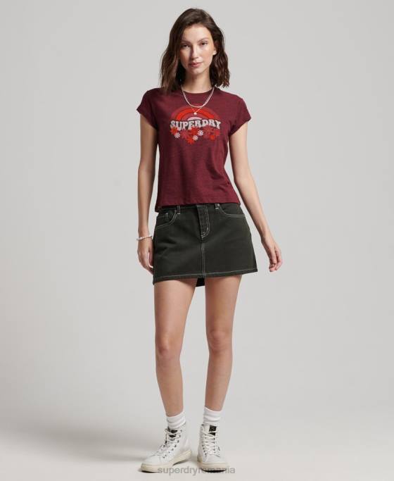 Superdry fustă mini îmbrăcăminte de lucru îmbrăcăminte verde femei JX0Z4121