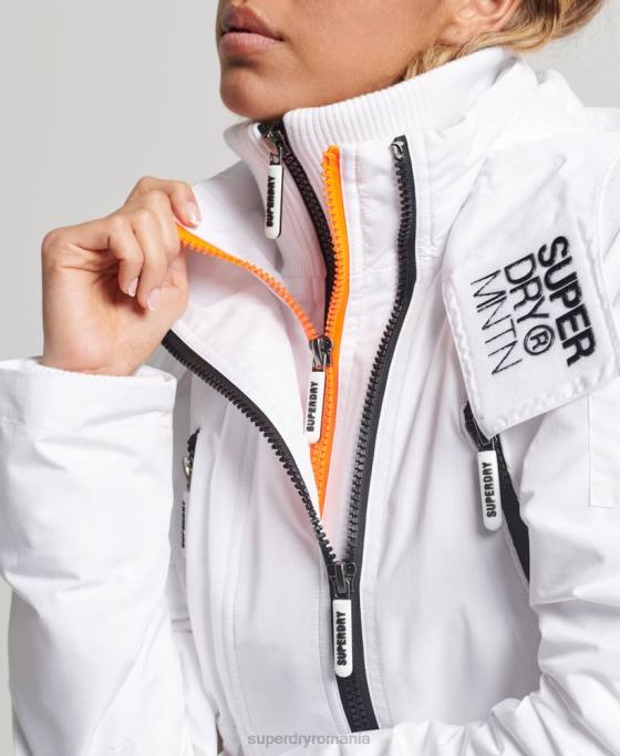 Superdry geaca de munte sd-windcheater îmbrăcăminte alb femei JX0Z3537