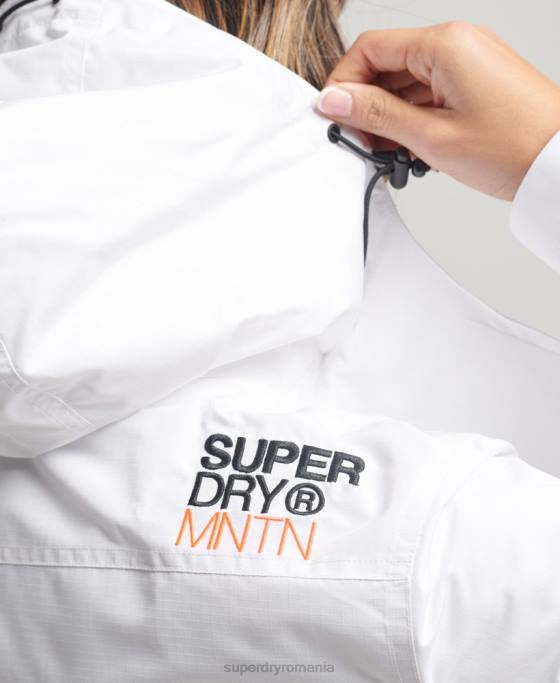 Superdry geaca de munte sd-windcheater îmbrăcăminte alb femei JX0Z3537