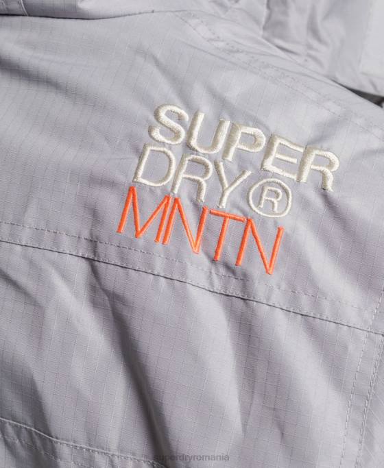 Superdry geaca de munte sd-windcheater îmbrăcăminte gri deschis femei JX0Z3533