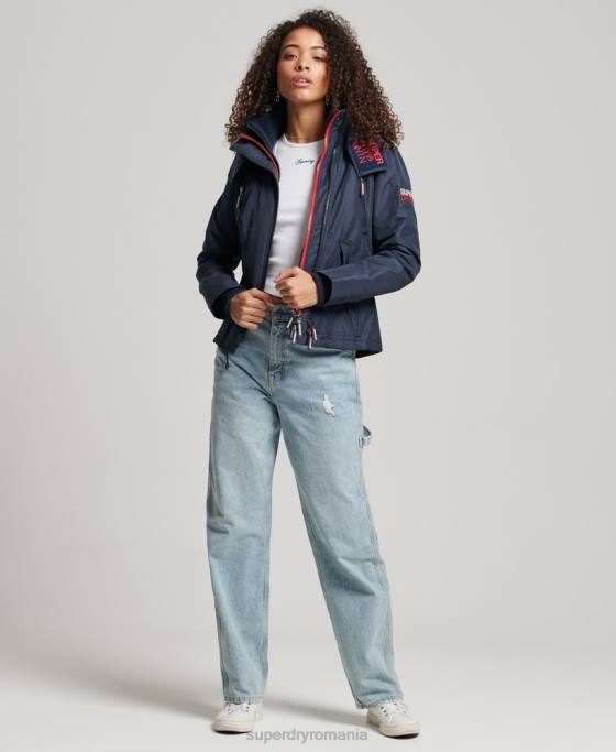 Superdry geaca de munte sd-windcheater îmbrăcăminte marina femei JX0Z3558