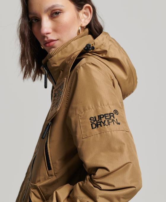 Superdry geaca de munte sd-windcheater îmbrăcăminte maro femei JX0Z3618