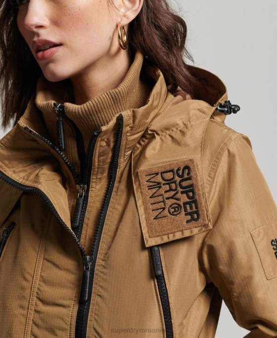 Superdry geaca de munte sd-windcheater îmbrăcăminte maro femei JX0Z3618
