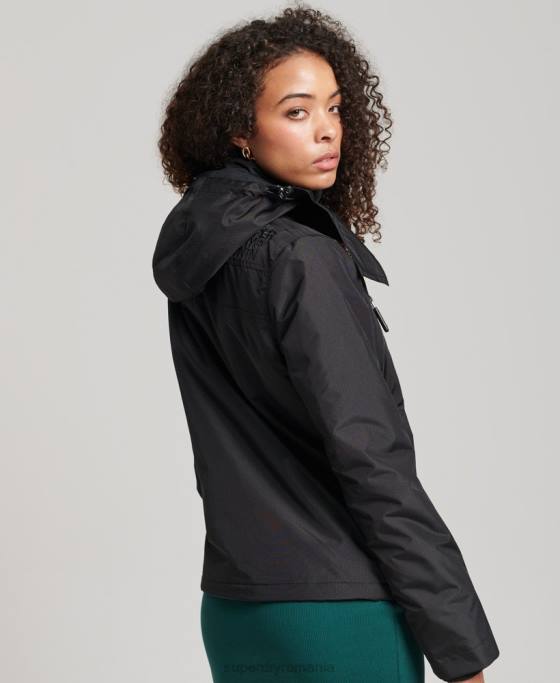 Superdry geaca de munte sd-windcheater îmbrăcăminte negru femei JX0Z3628