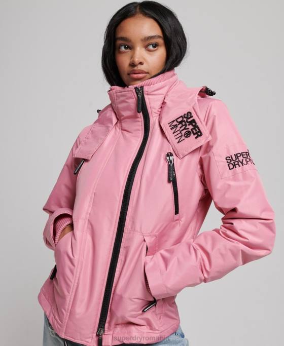 Superdry geaca de munte sd-windcheater îmbrăcăminte roz femei JX0Z3833