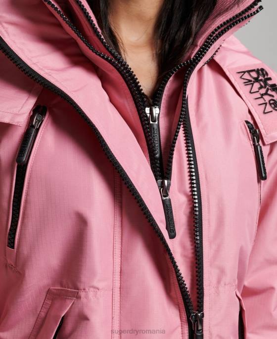 Superdry geaca de munte sd-windcheater îmbrăcăminte roz femei JX0Z3833