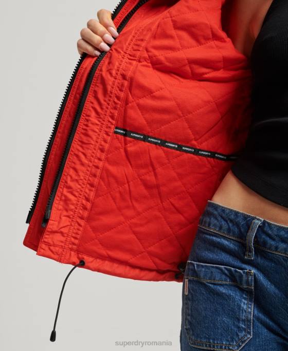 Superdry geaca de munte sd-windcheater îmbrăcăminte roșu femei JX0Z3554