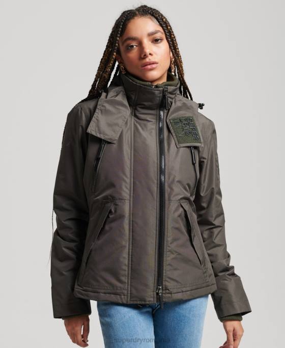 Superdry geaca de munte sd-windcheater îmbrăcăminte verde femei JX0Z3728