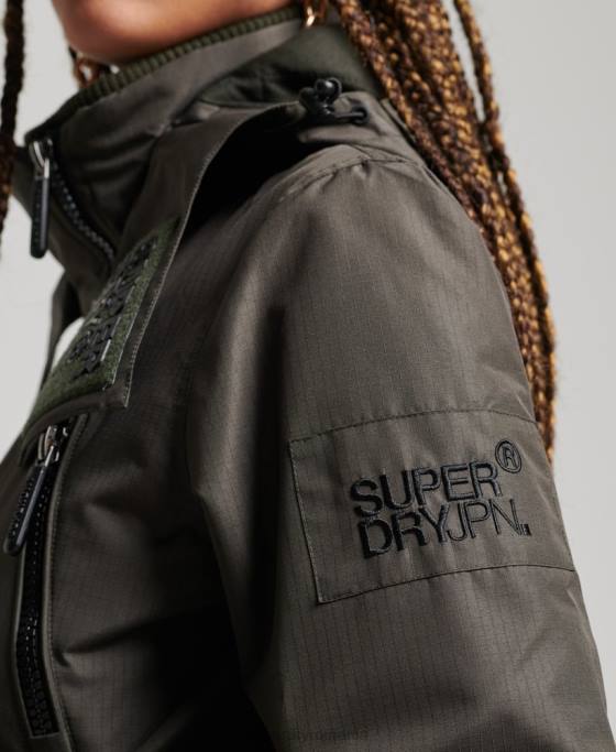 Superdry geaca de munte sd-windcheater îmbrăcăminte verde femei JX0Z3728
