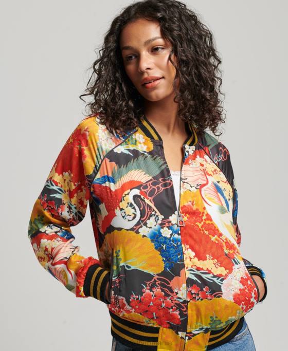 Superdry geaca suikajan cu imprimeu vintage îmbrăcăminte multi femei JX0Z3521