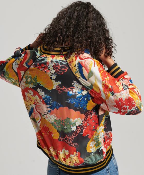 Superdry geaca suikajan cu imprimeu vintage îmbrăcăminte multi femei JX0Z3521