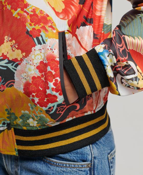 Superdry geaca suikajan cu imprimeu vintage îmbrăcăminte multi femei JX0Z3521