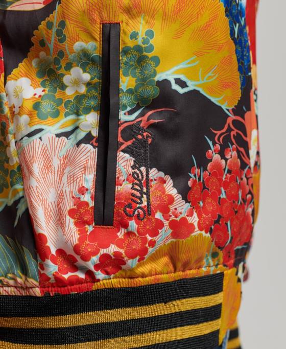 Superdry geaca suikajan cu imprimeu vintage îmbrăcăminte multi femei JX0Z3521