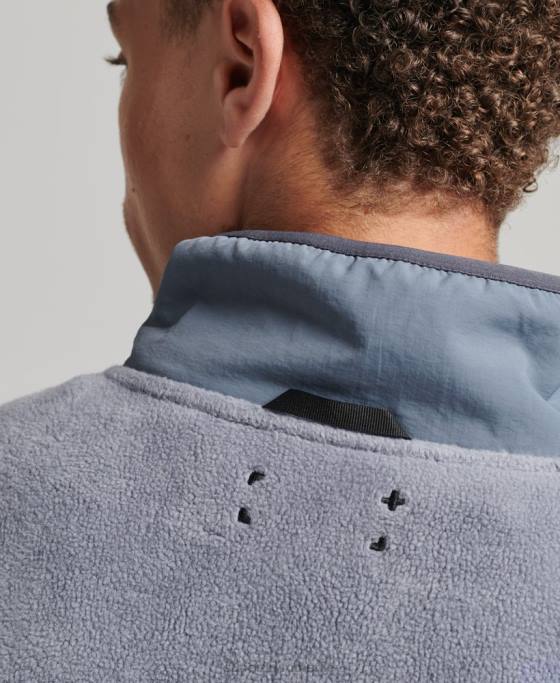 Superdry geaca xpd borg îmbrăcăminte Violet bărbați JX0Z656