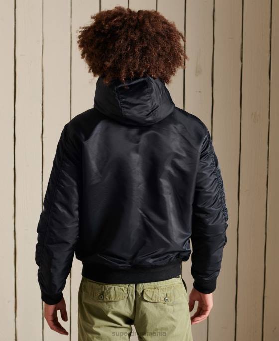 Superdry geacă bomber cu glugă ma1 îmbrăcăminte marina bărbați JX0Z4658