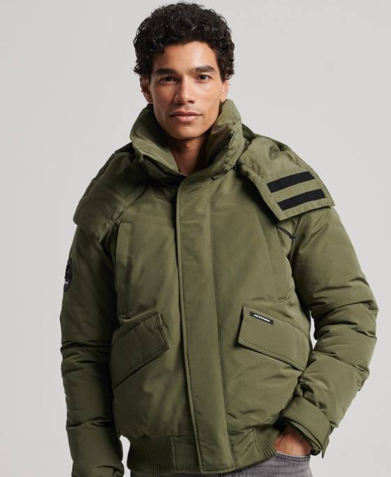 Superdry geacă bomber căptușită expedition everest îmbrăcăminte kaki bărbați JX0Z4524