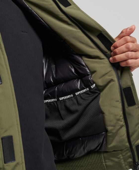 Superdry geacă bomber căptușită expedition everest îmbrăcăminte kaki bărbați JX0Z4524