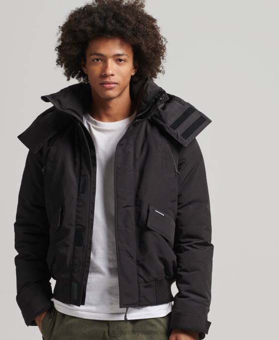 Superdry geacă bomber căptușită expedition everest îmbrăcăminte negru bărbați JX0Z4591
