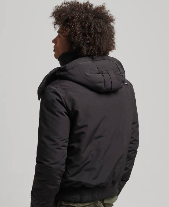 Superdry geacă bomber căptușită expedition everest îmbrăcăminte negru bărbați JX0Z4591