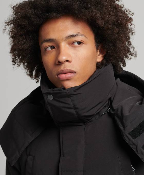 Superdry geacă bomber căptușită expedition everest îmbrăcăminte negru bărbați JX0Z4591