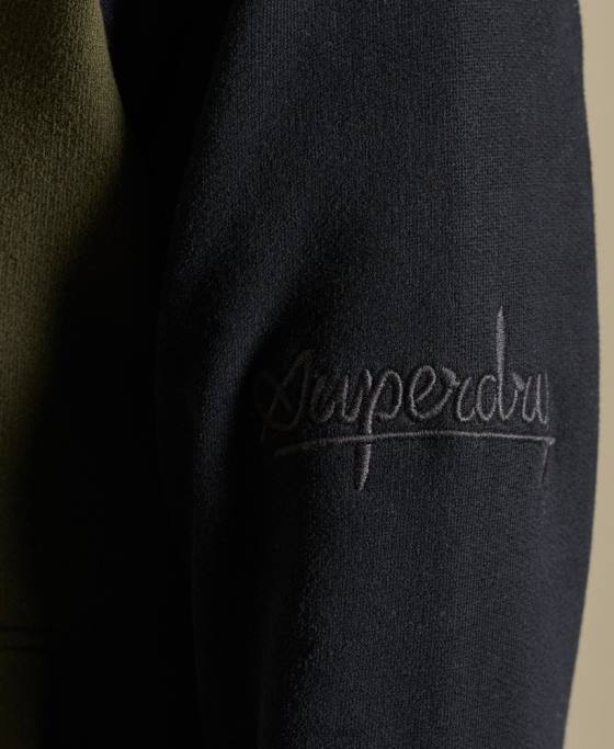 Superdry geacă bomber din jerseu care se încrucișează îmbrăcăminte verde femei JX0Z5827