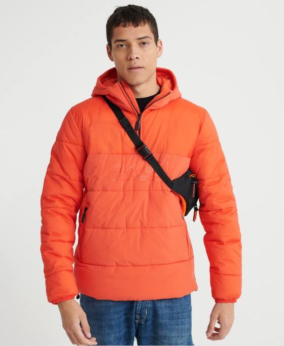 Superdry geacă casual căptușită îmbrăcăminte portocale bărbați JX0Z4755