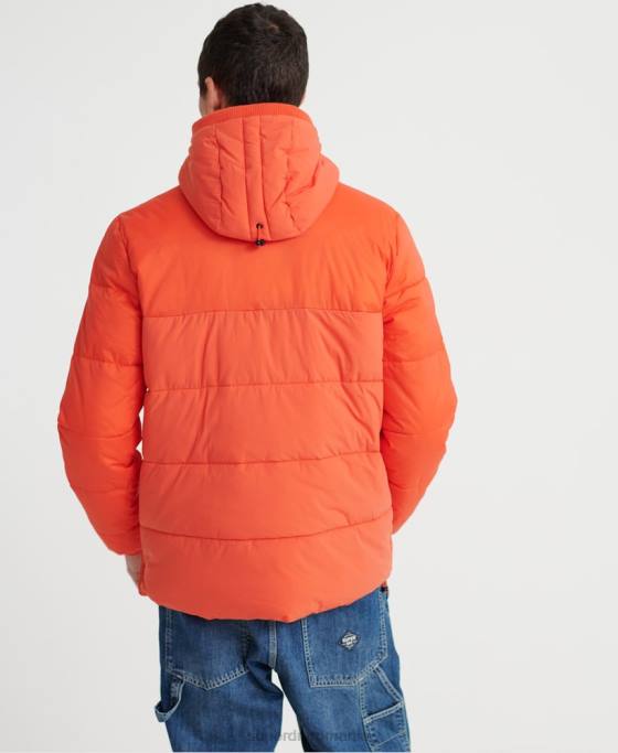 Superdry geacă casual căptușită îmbrăcăminte portocale bărbați JX0Z4755