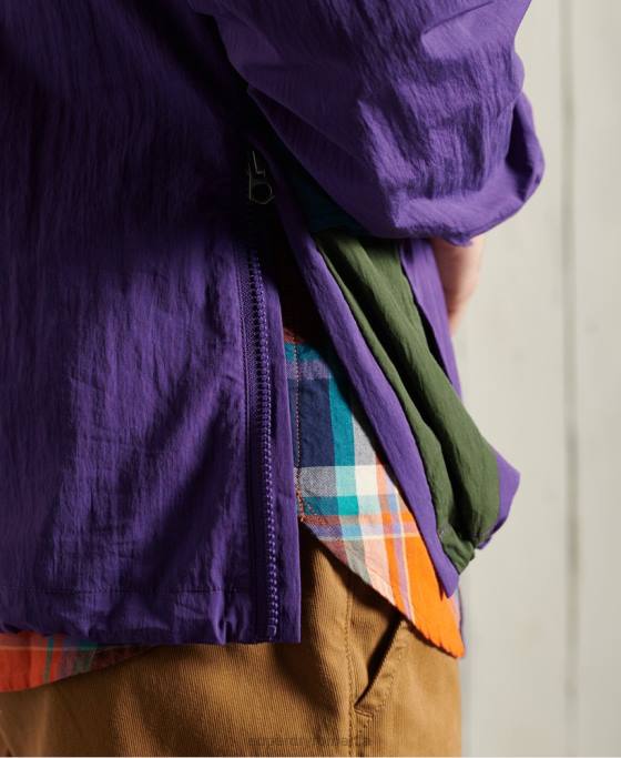 Superdry geacă casual de munte îmbrăcăminte Violet bărbați JX0Z4639