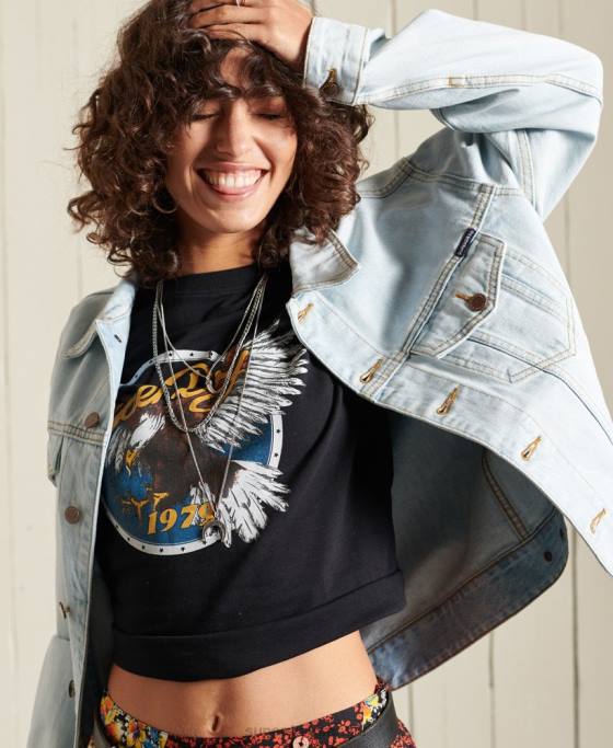 Superdry geacă de camionetă prieten îmbrăcăminte albastru deschis femei JX0Z5615