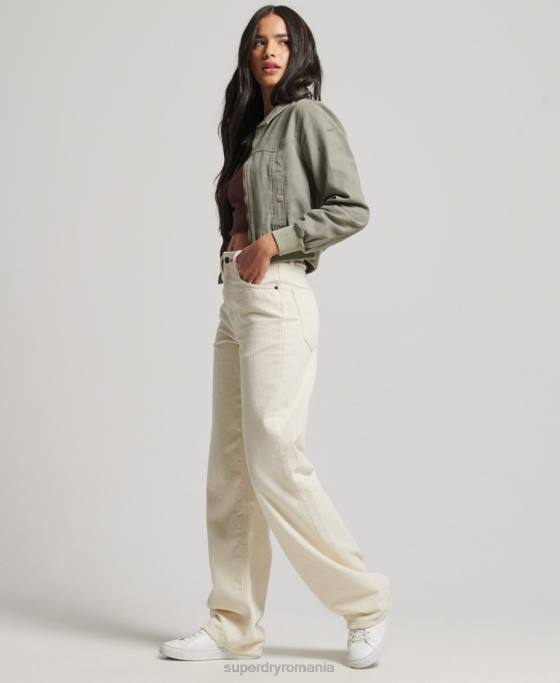 Superdry geacă de pânză indie club îmbrăcăminte verde femei JX0Z1956