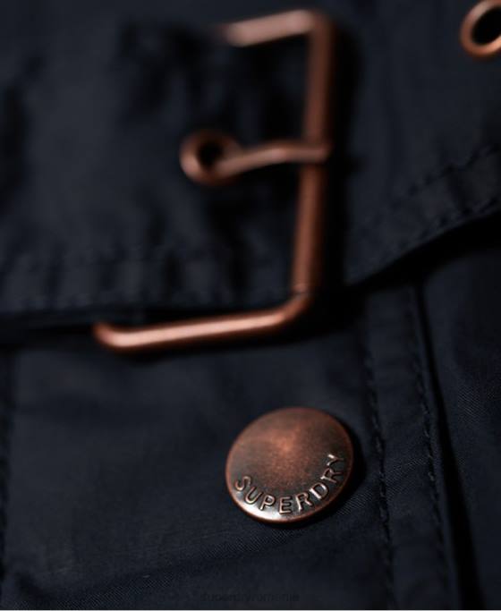 Superdry geacă de trial cu patru buzunare îmbrăcăminte marina femei JX0Z3860