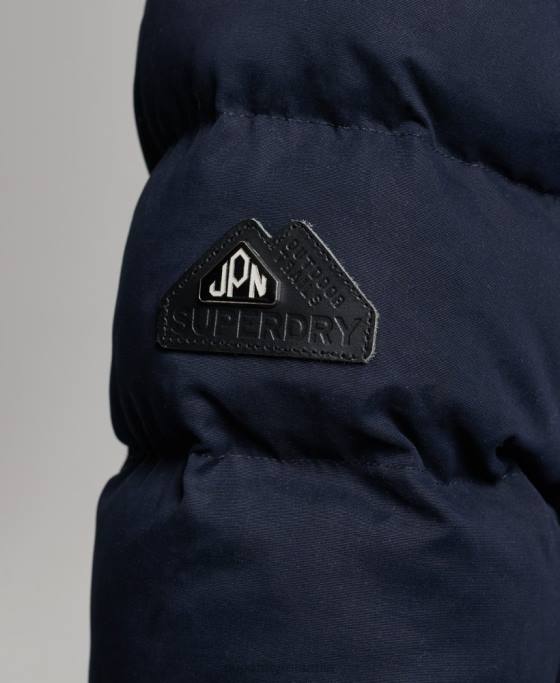 Superdry geacă parka expediție din microfibră îmbrăcăminte marina femei JX0Z3658