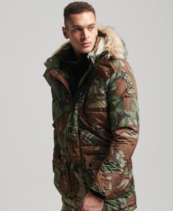Superdry geacă parka sd expedition îmbrăcăminte verde bărbați JX0Z4775