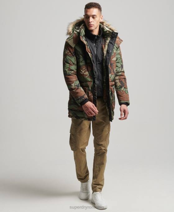 Superdry geacă parka sd expedition îmbrăcăminte verde bărbați JX0Z4775