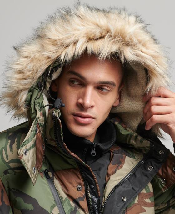 Superdry geacă parka sd expedition îmbrăcăminte verde bărbați JX0Z4775
