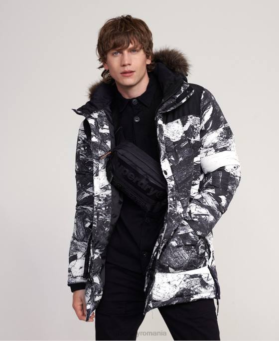 Superdry geacă parka sd explorer îmbrăcăminte gri bărbați JX0Z4717