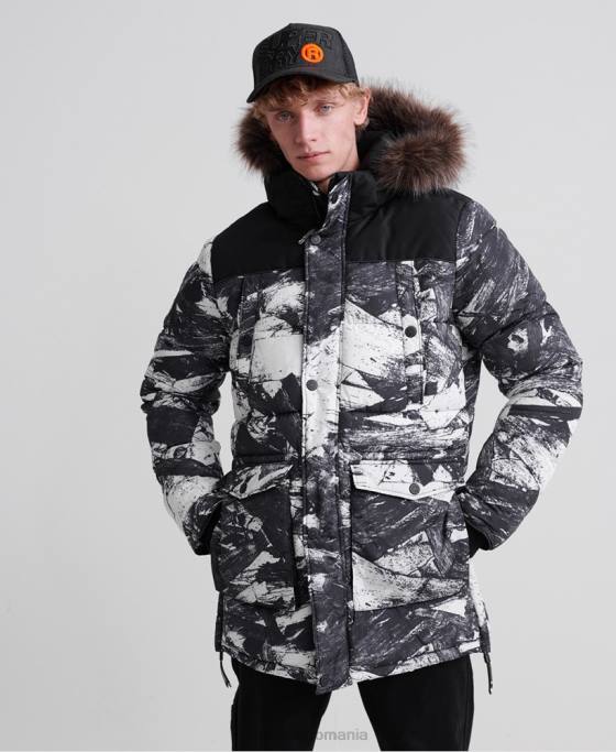Superdry geacă parka sd explorer îmbrăcăminte gri bărbați JX0Z4717